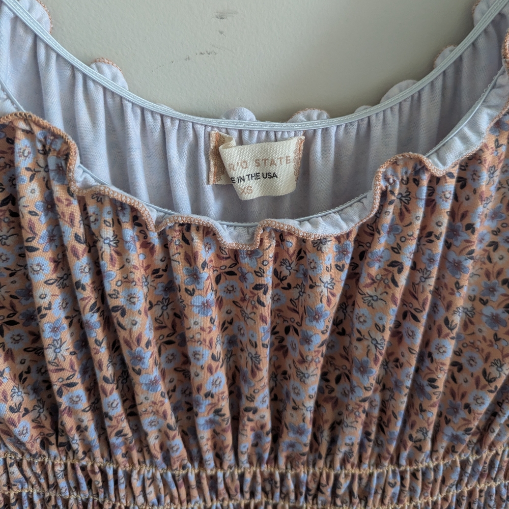 Altar'd State Floral Ruffle Mini Dress - Picture 3 of 4